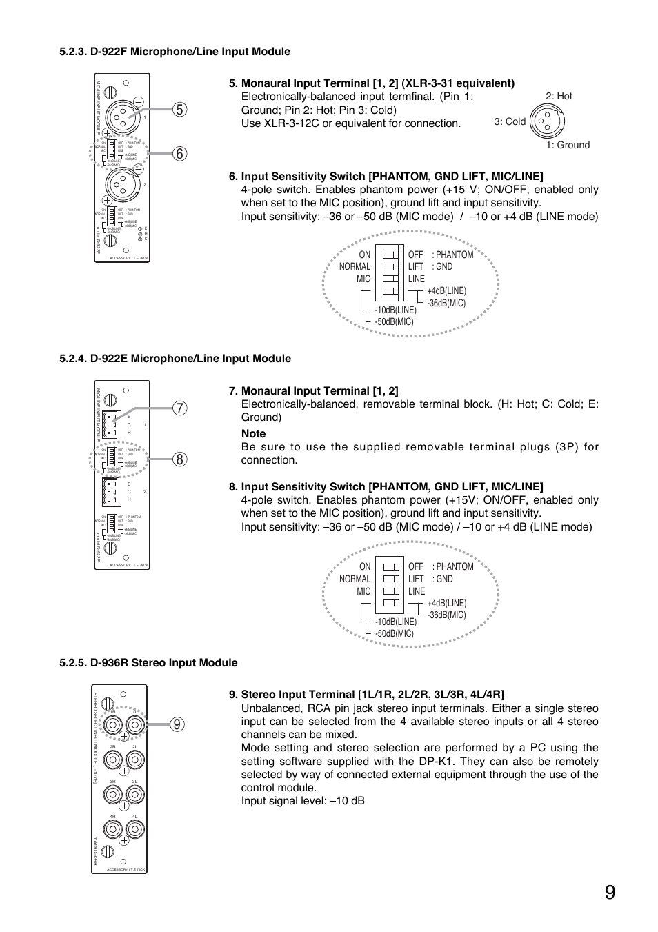 Toa DP-K1 User Manual | Page 9 / 28