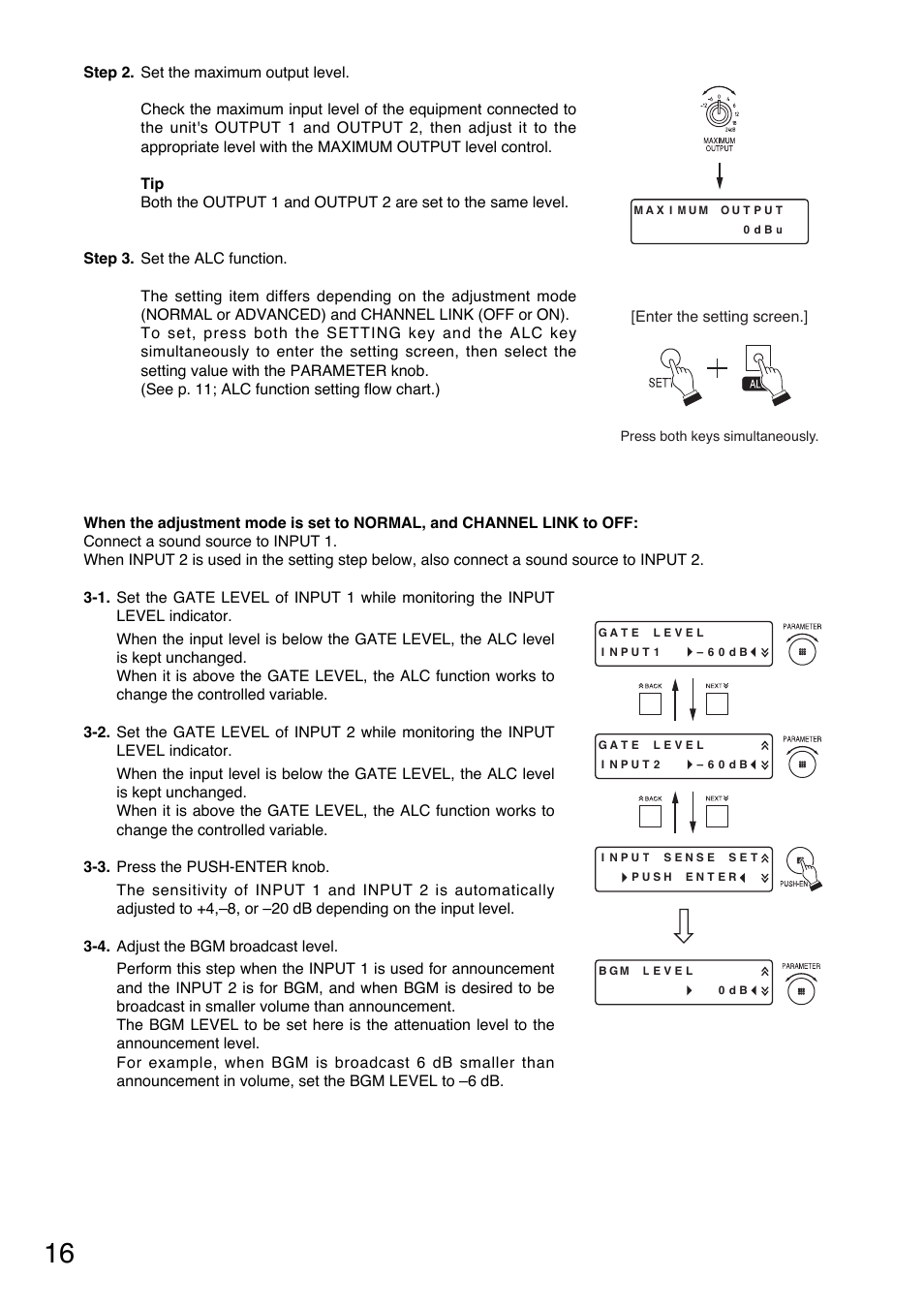Toa DP-L2 v.2.00 User Manual | Page 16 / 28
