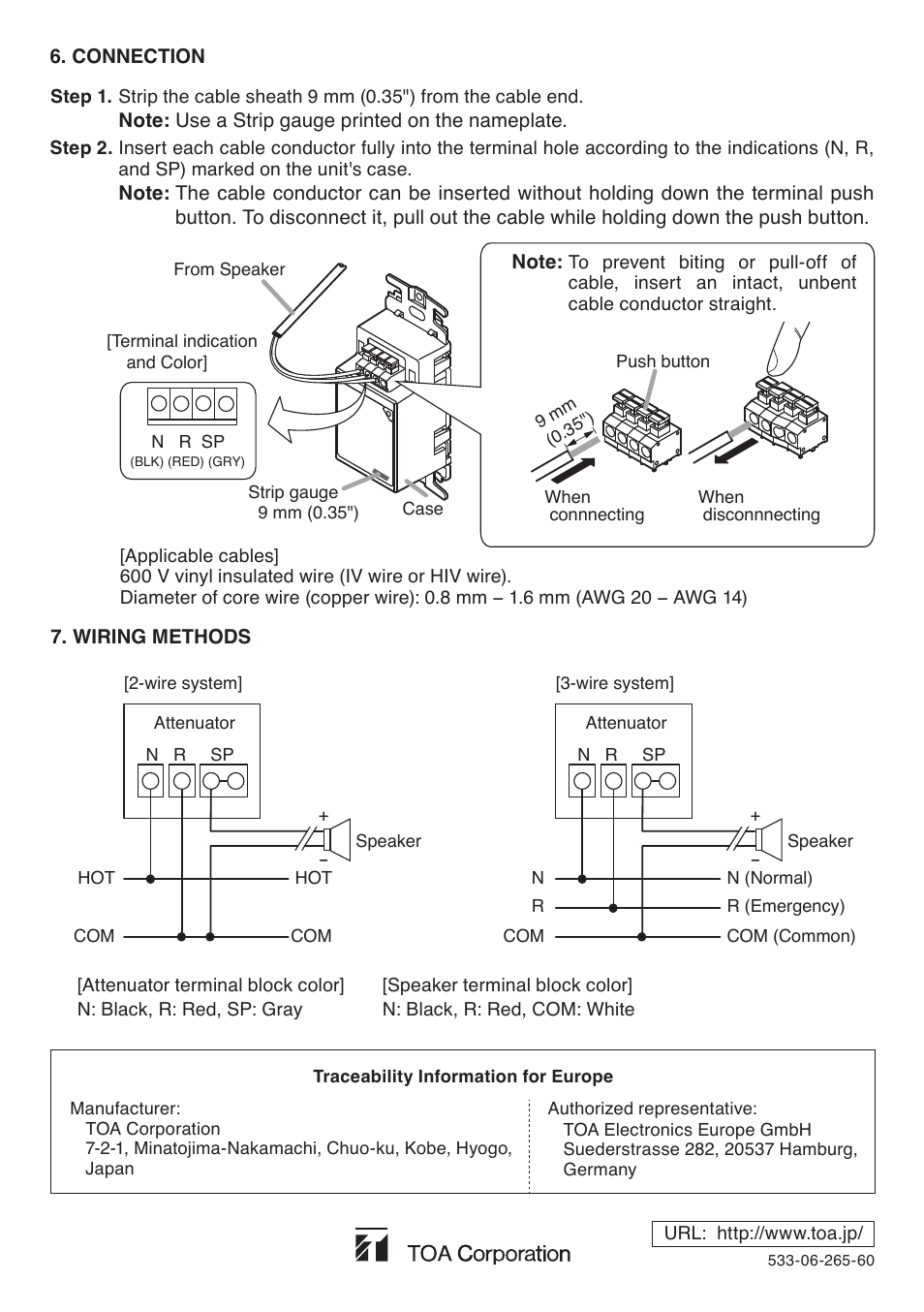 Toa AT-603AP User Manual | Page 4 / 4