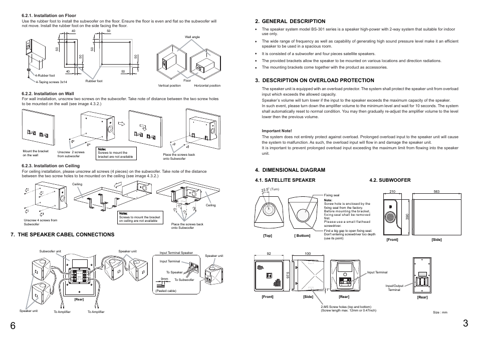 Bs-301 manual_pg3_6 rev by tgi (08aug09).pdf | Toa BS-301W AS User Manual | Page 3 / 4