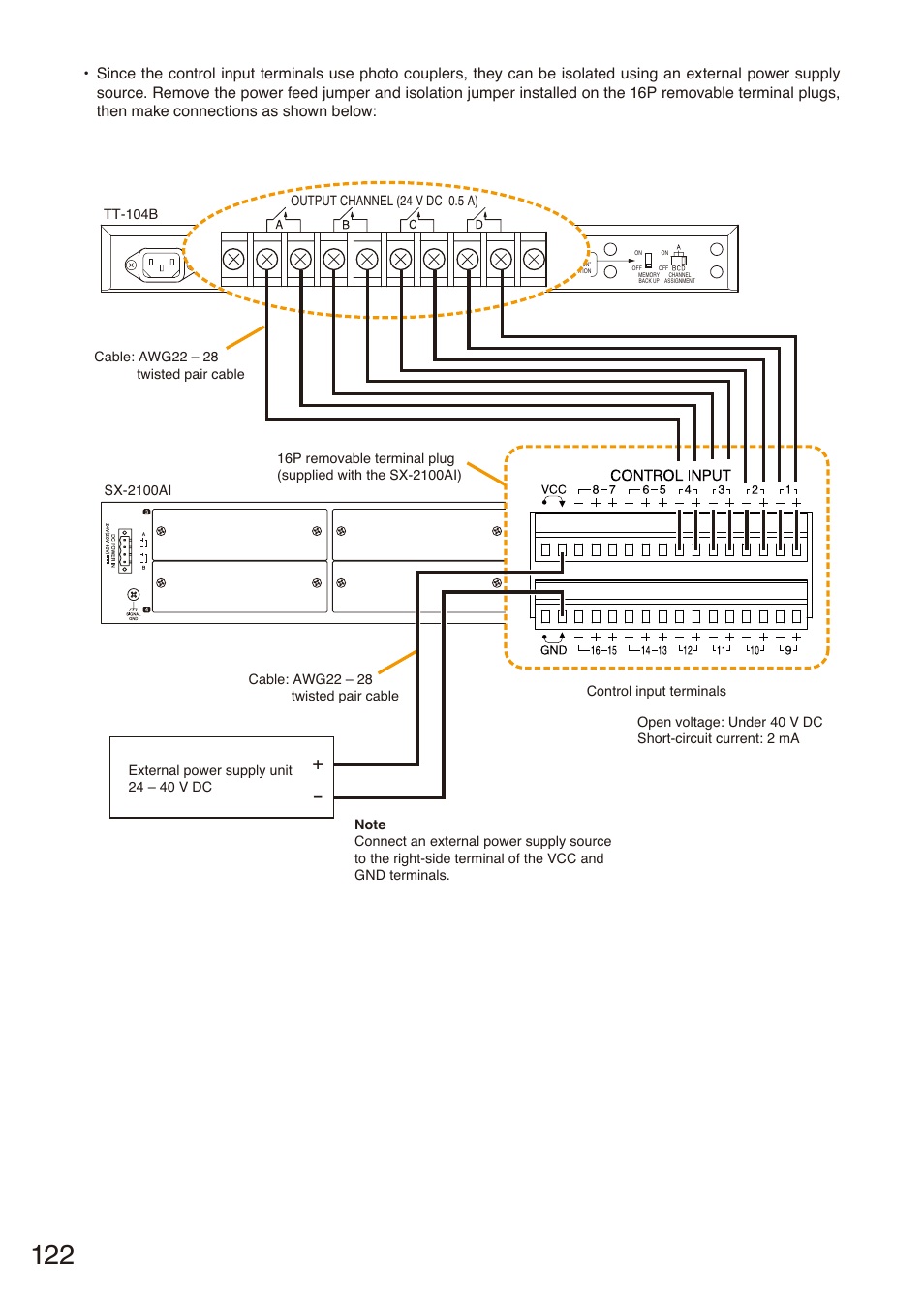 Toa SX-2000 Series Installation User Manual | Page 122 / 194