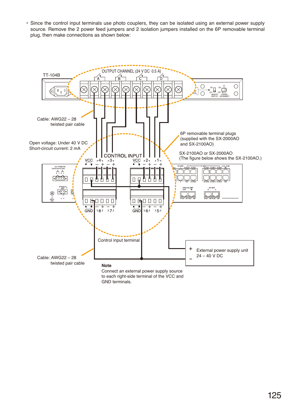 Toa SX-2000 Series Installation User Manual | Page 125 / 194