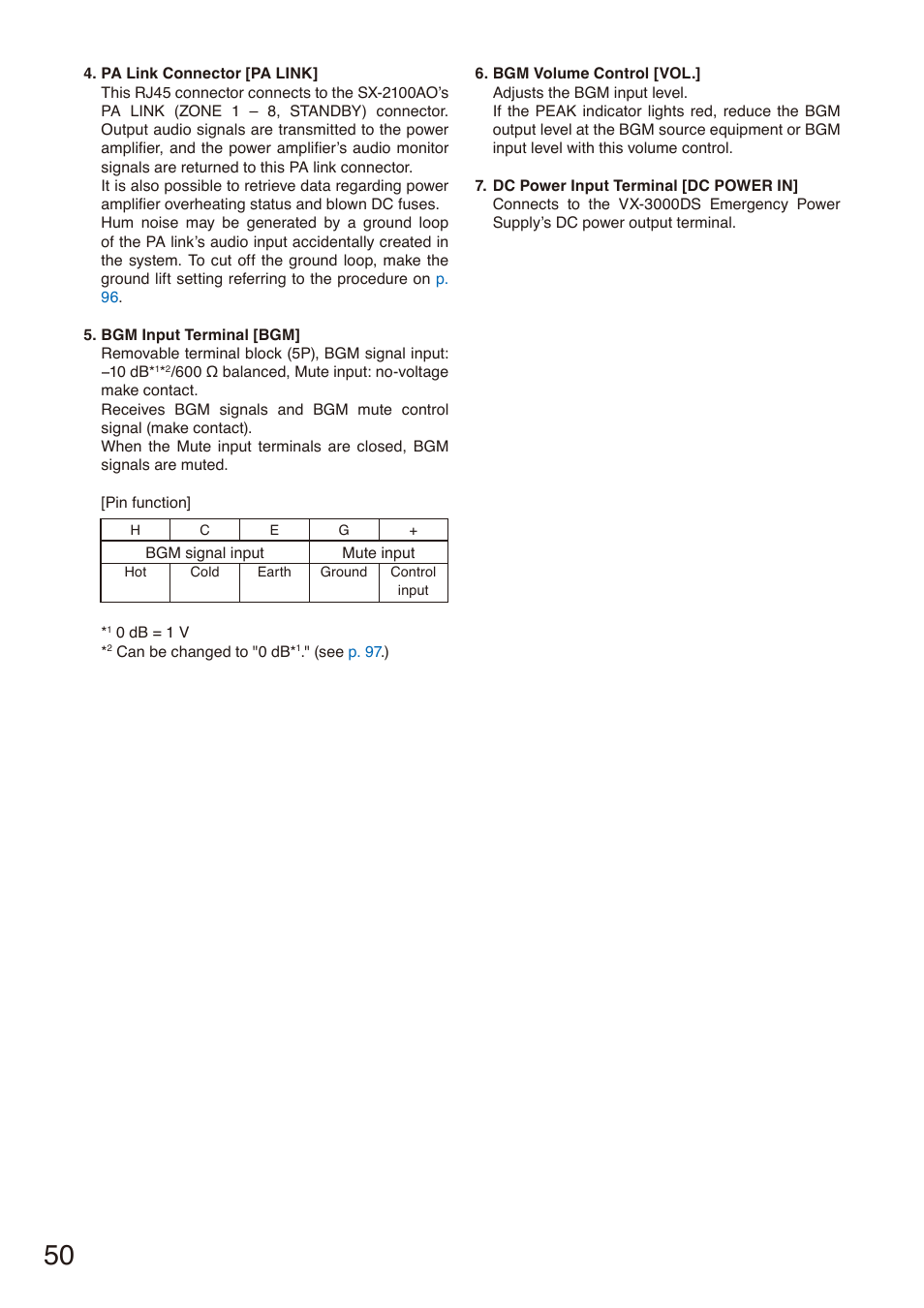 Toa SX-2000 Series Installation User Manual | Page 50 / 194