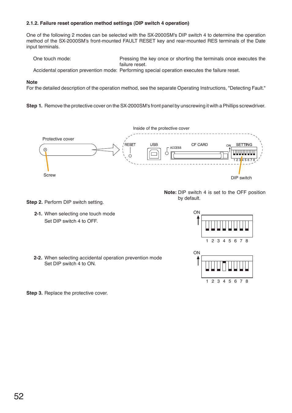 P. 52 | Toa SX-2000 Series Installation User Manual | Page 52 / 194