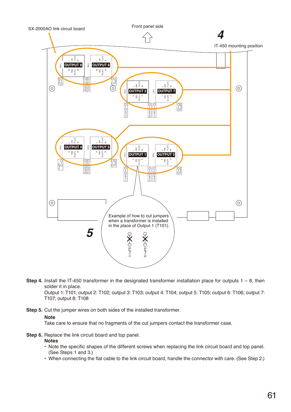 Toa SX-2000 Series Installation User Manual | Page 61 / 194