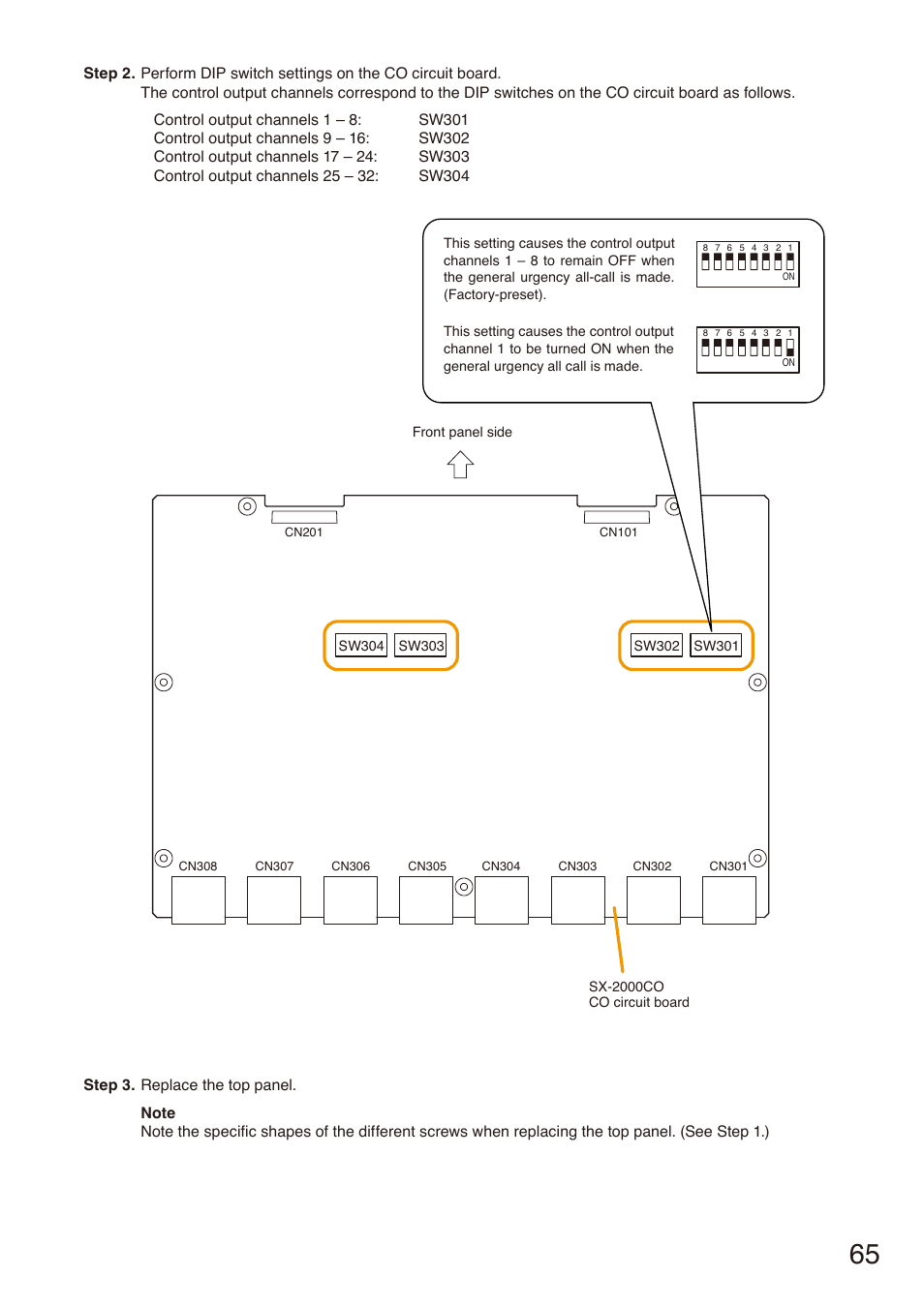 Toa SX-2000 Series Installation User Manual | Page 65 / 194