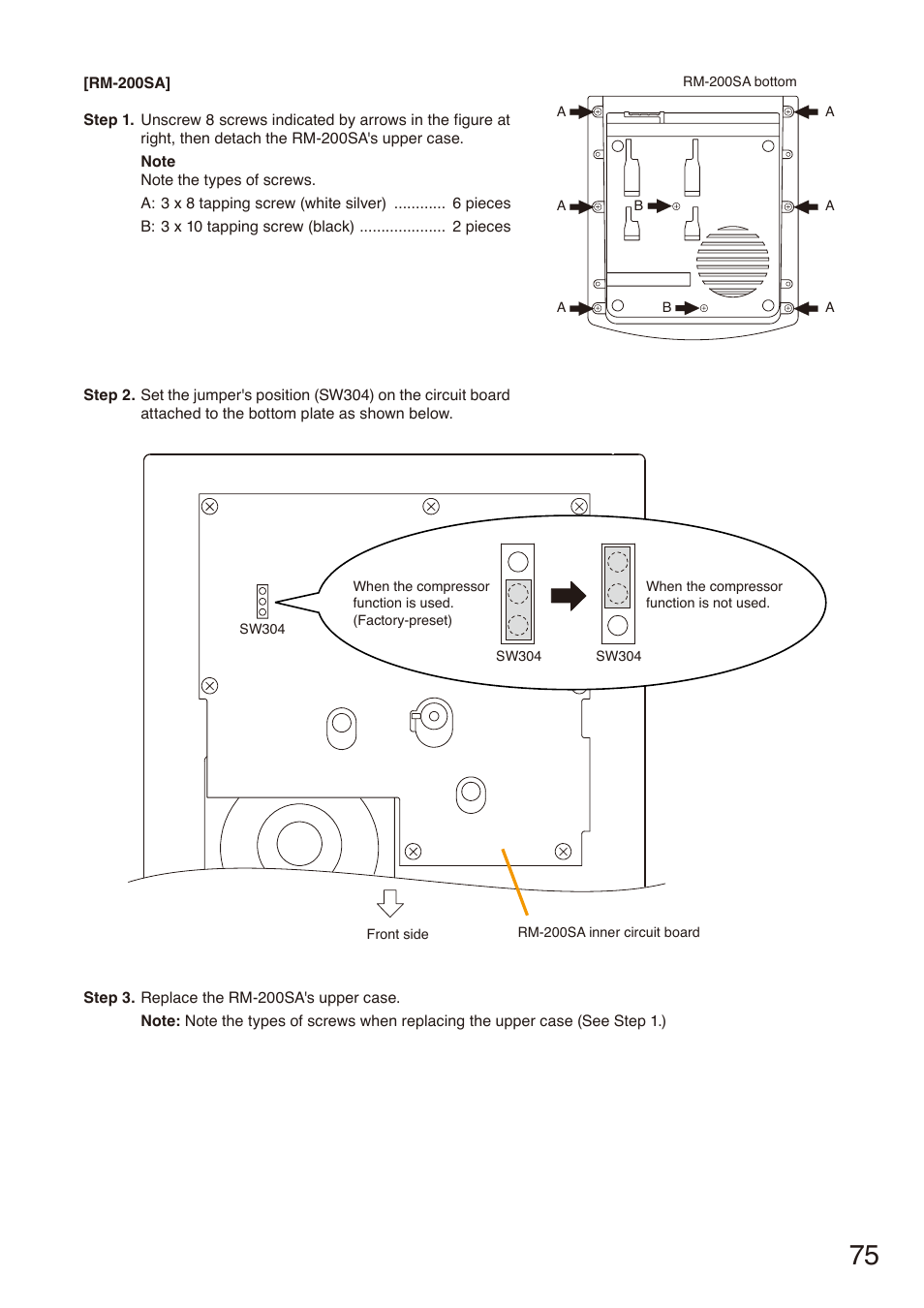 Toa SX-2000 Series Installation User Manual | Page 75 / 194