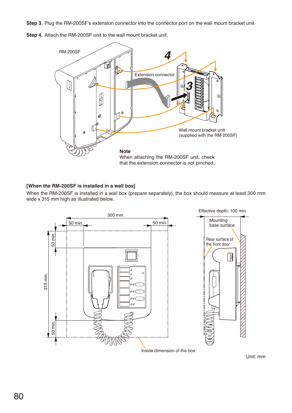 P. 80 | Toa SX-2000 Series Installation User Manual | Page 80 / 194