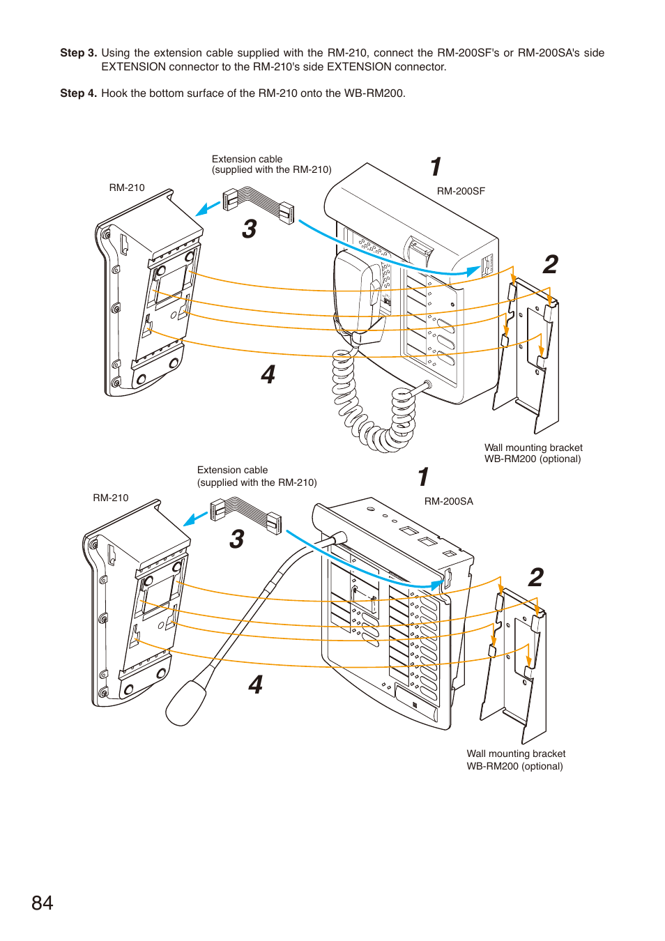 Toa SX-2000 Series Installation User Manual | Page 84 / 194