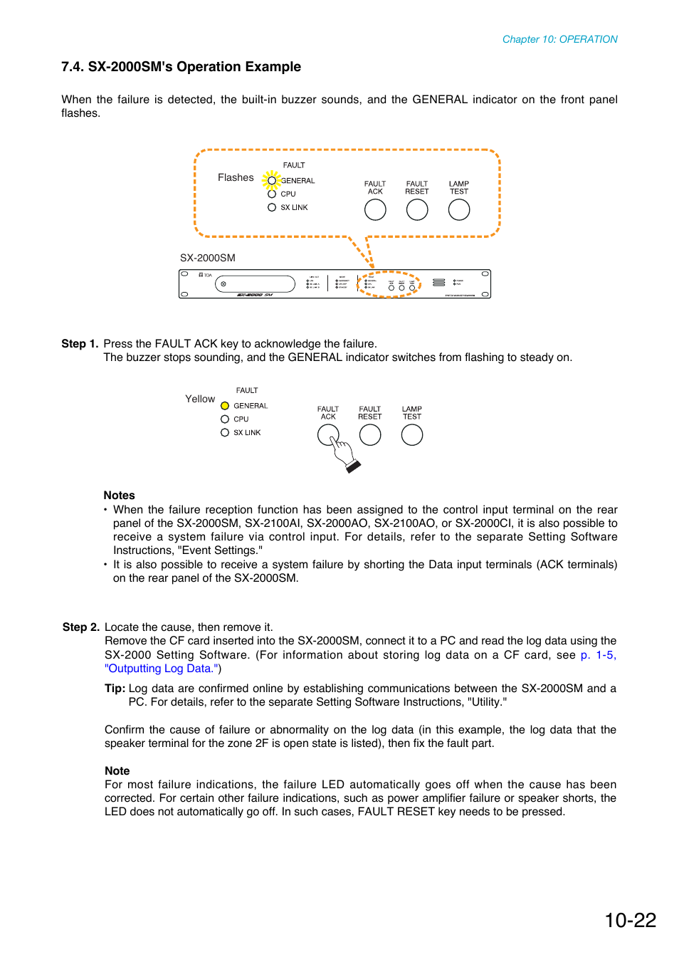 Sx-2000sm's operation example | Toa SX-2000 Series Manual User Manual | Page 127 / 132