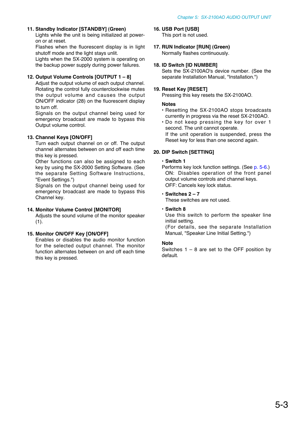 Toa SX-2000 Series Manual User Manual | Page 61 / 132