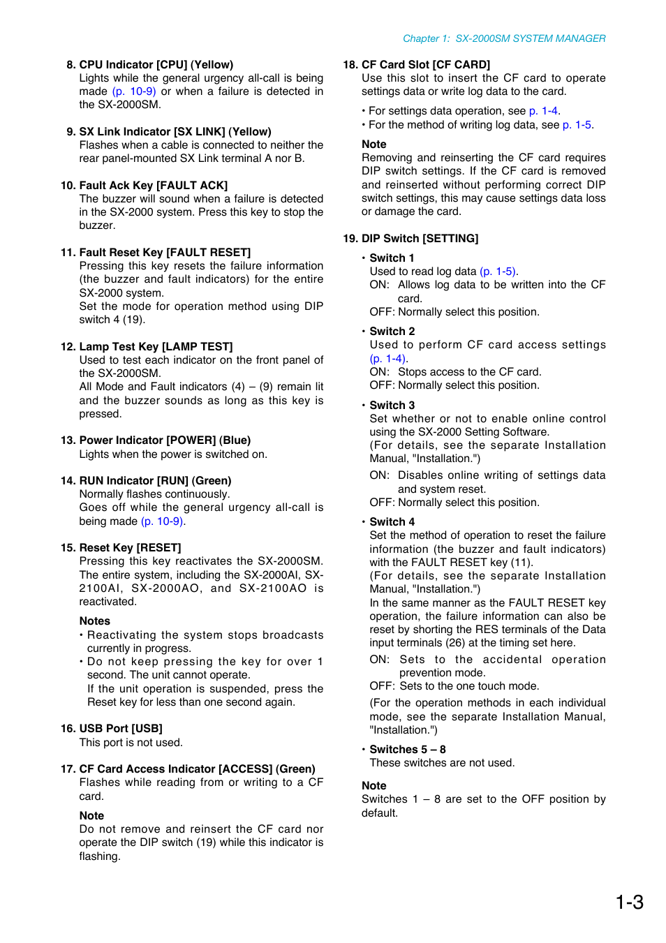 Toa SX-2000 Series Manual User Manual | Page 7 / 132