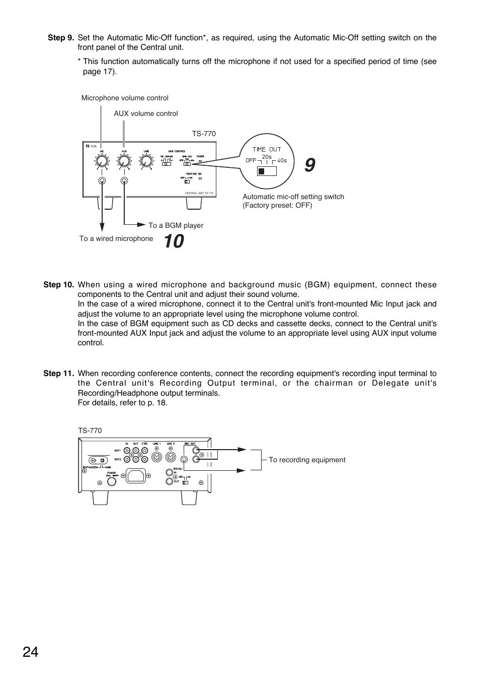 Toa TS-770 Series User Manual | Page 24 / 32