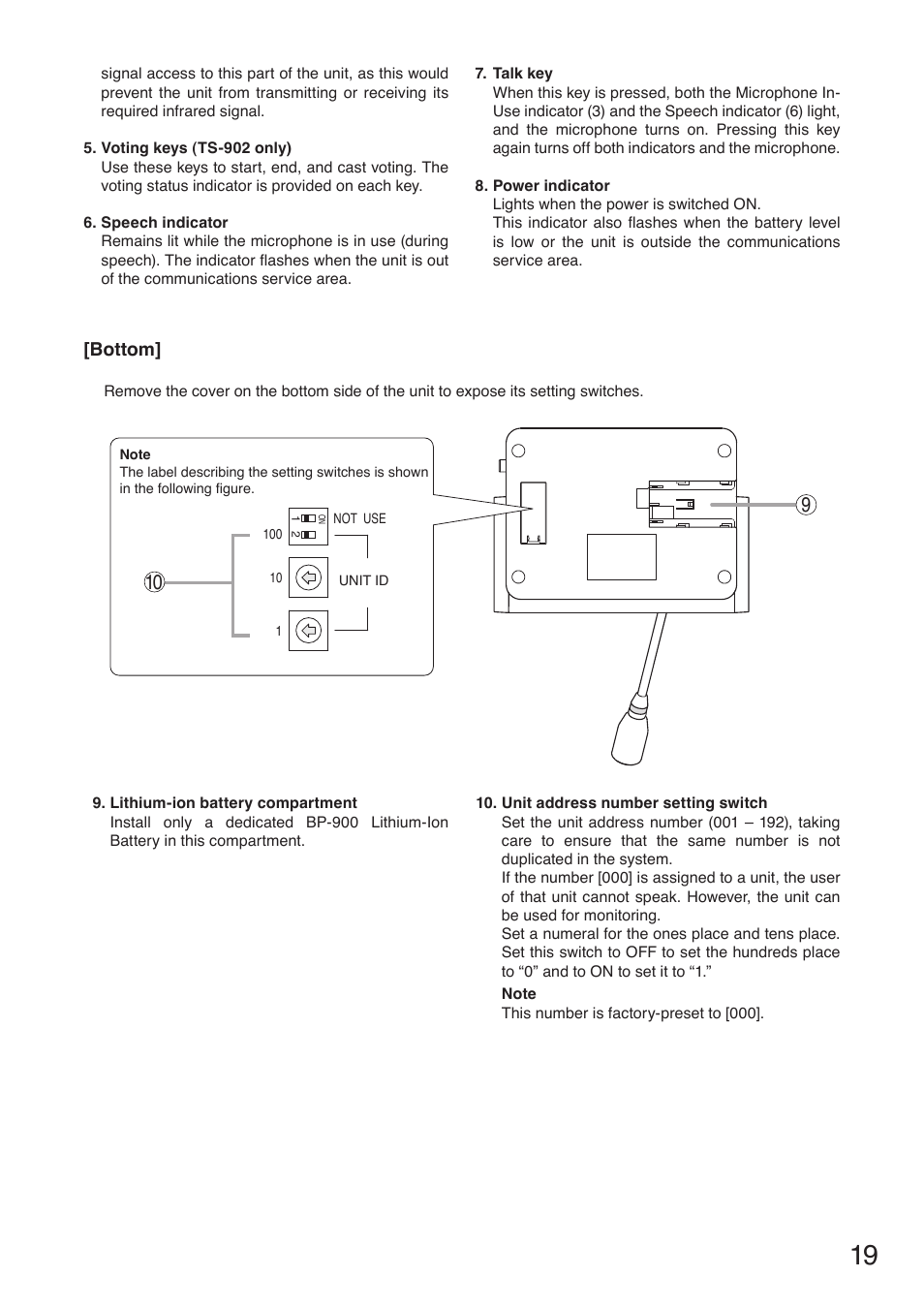 Toa TS-910 Series Installation User Manual | Page 19 / 64