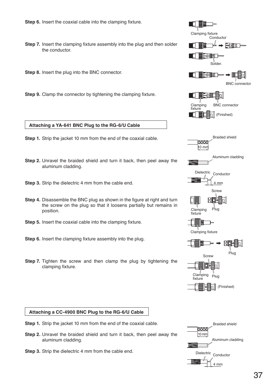 Toa TS-910 Series Installation User Manual | Page 37 / 64