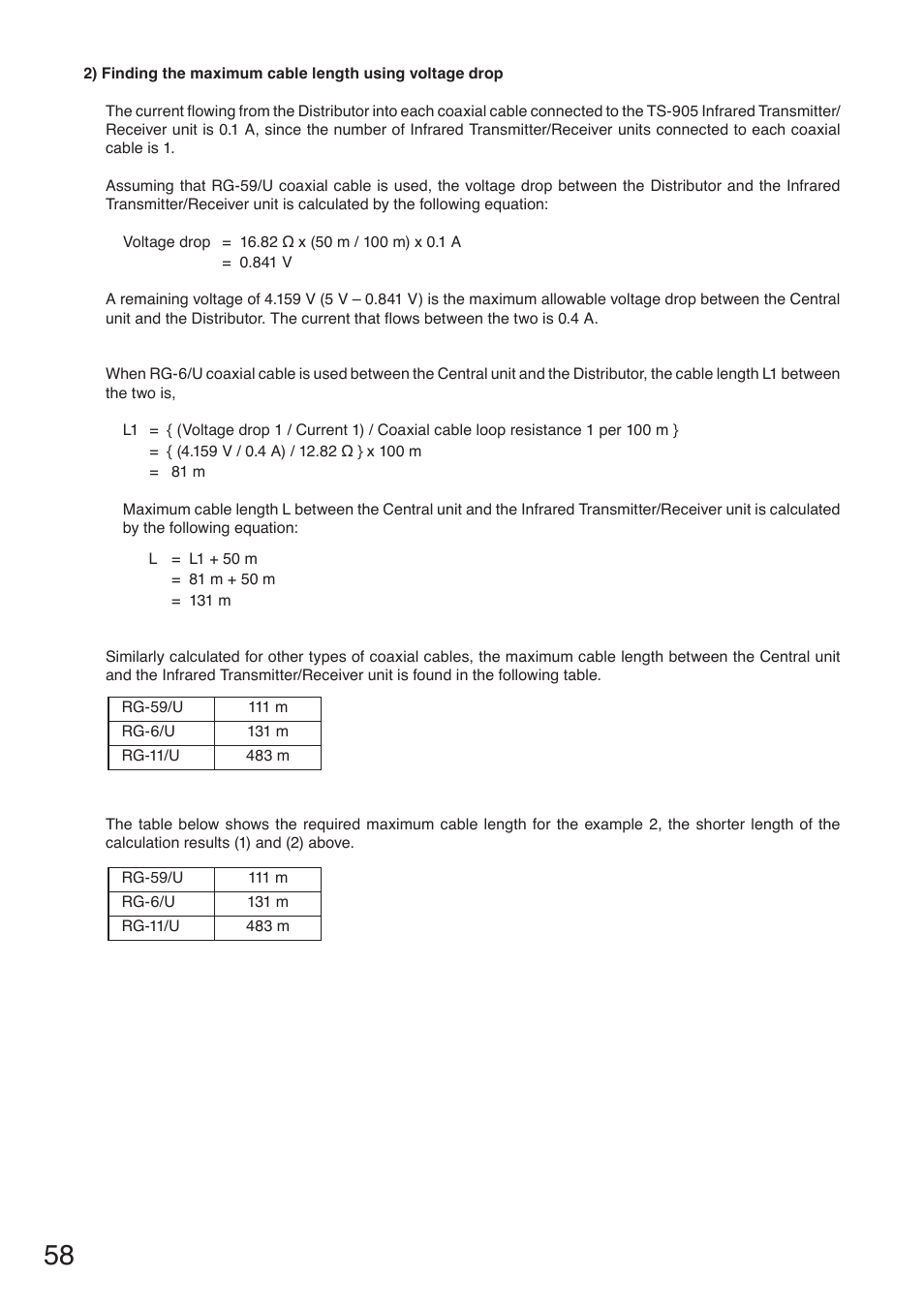 Toa TS-910 Series Installation User Manual | Page 58 / 64