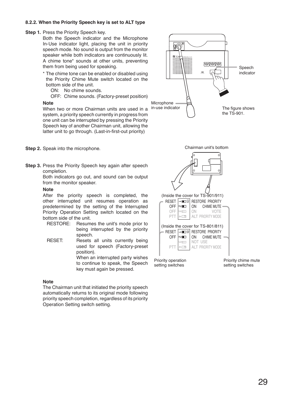 Toa TS-910 Series Manual User Manual | Page 29 / 44