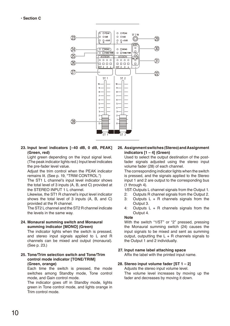 Toa M-864D User Manual | Page 10 / 60