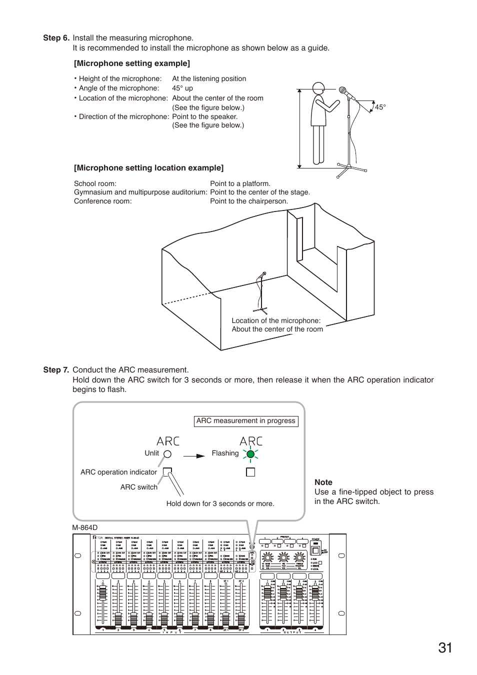 Toa M-864D User Manual | Page 31 / 60