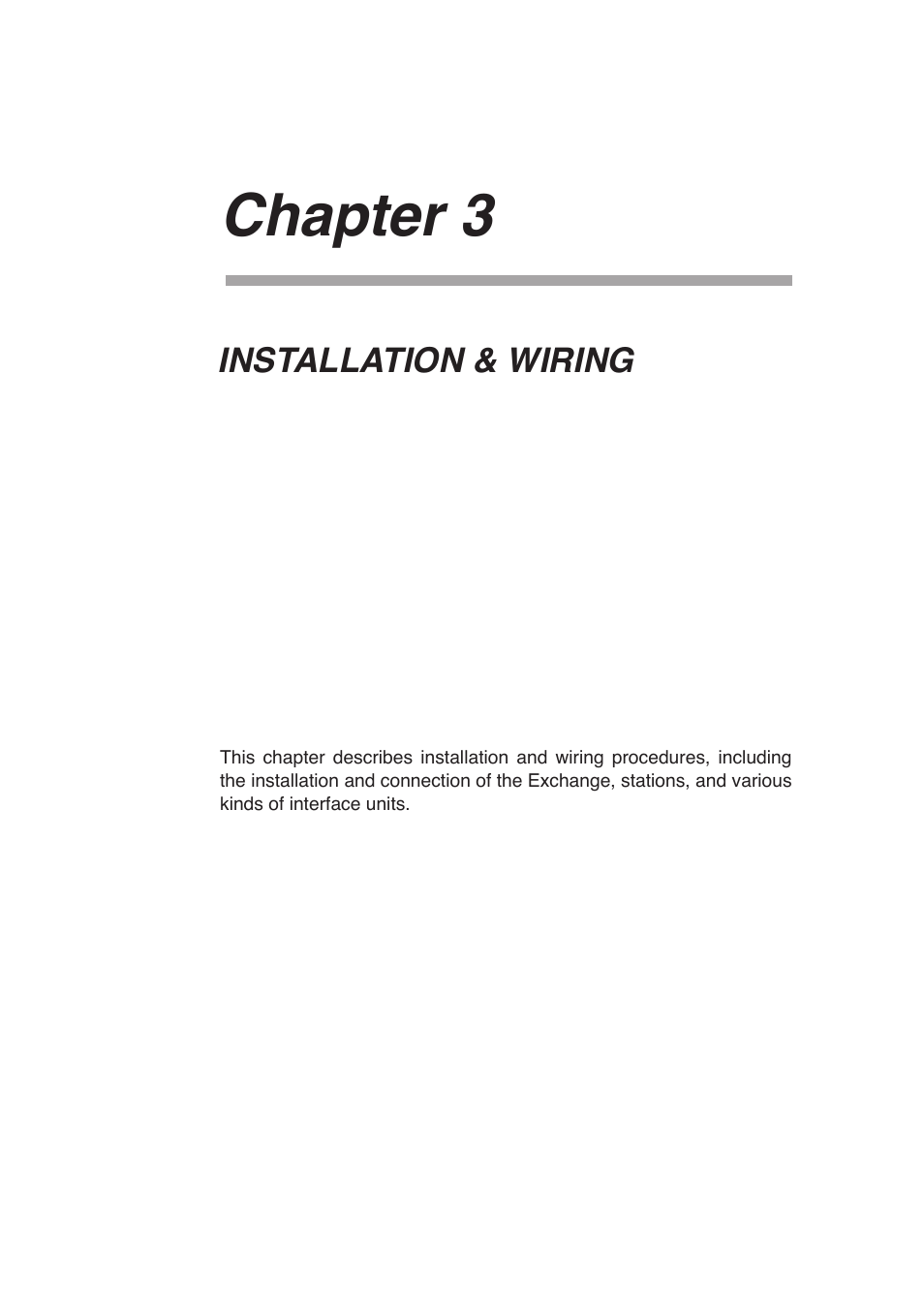 Chapter 3 : installation & wiring, Chapter 3, Installation & wiring | Toa N-8000 Series User Manual | Page 305 / 652