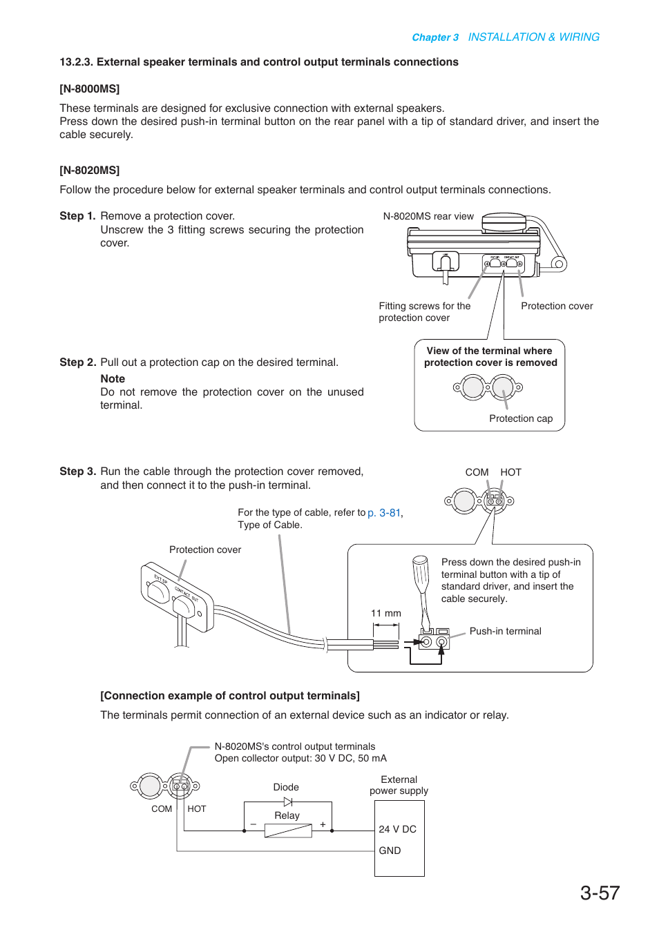 P. 3-57 | Toa N-8000 Series User Manual | Page 361 / 652