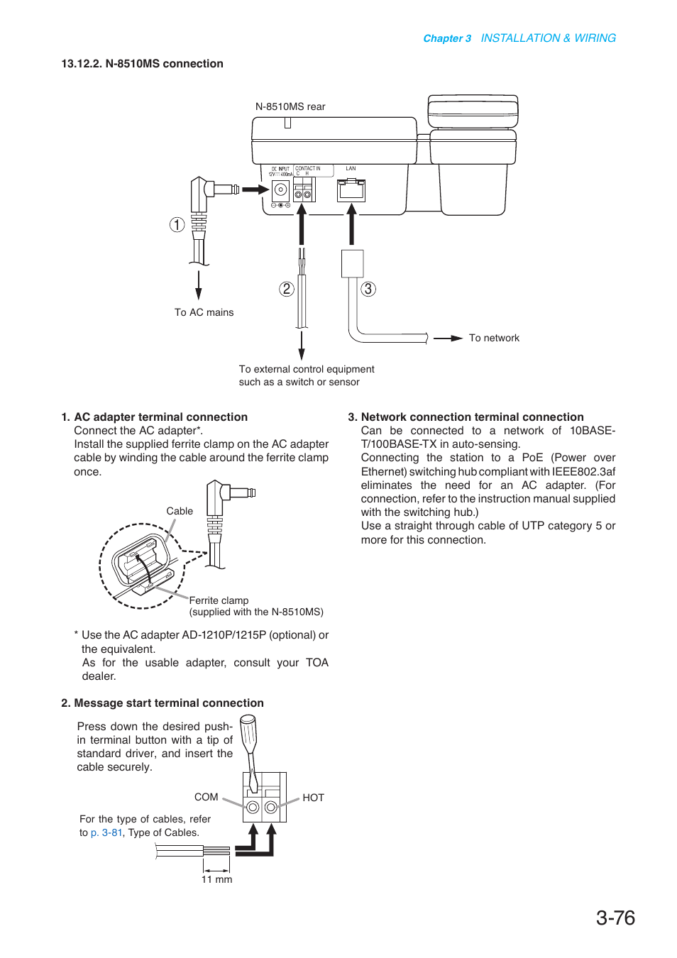 Toa N-8000 Series User Manual | Page 380 / 652