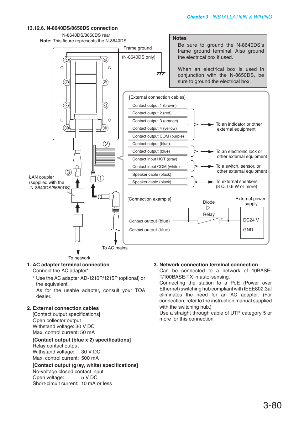 P. 3-80 | Toa N-8000 Series User Manual | Page 384 / 652