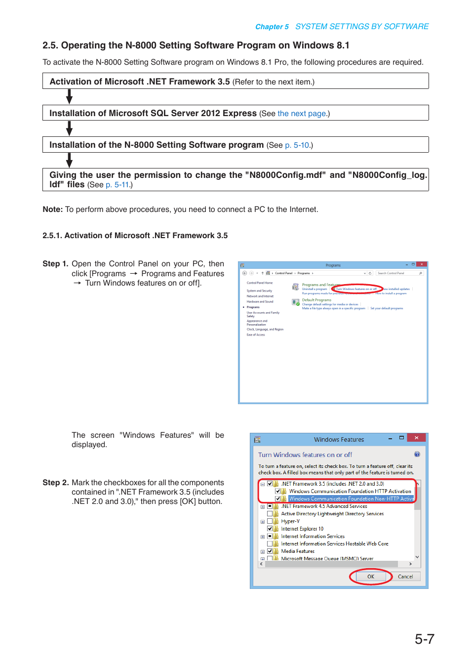 P. 5-7 | Toa N-8000 Series User Manual | Page 417 / 652