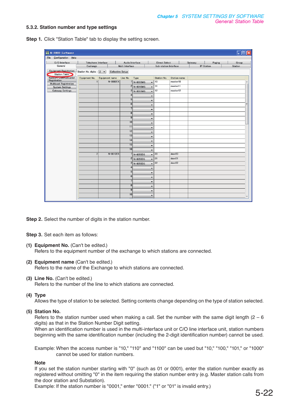 P. 5-22 | Toa N-8000 Series User Manual | Page 432 / 652