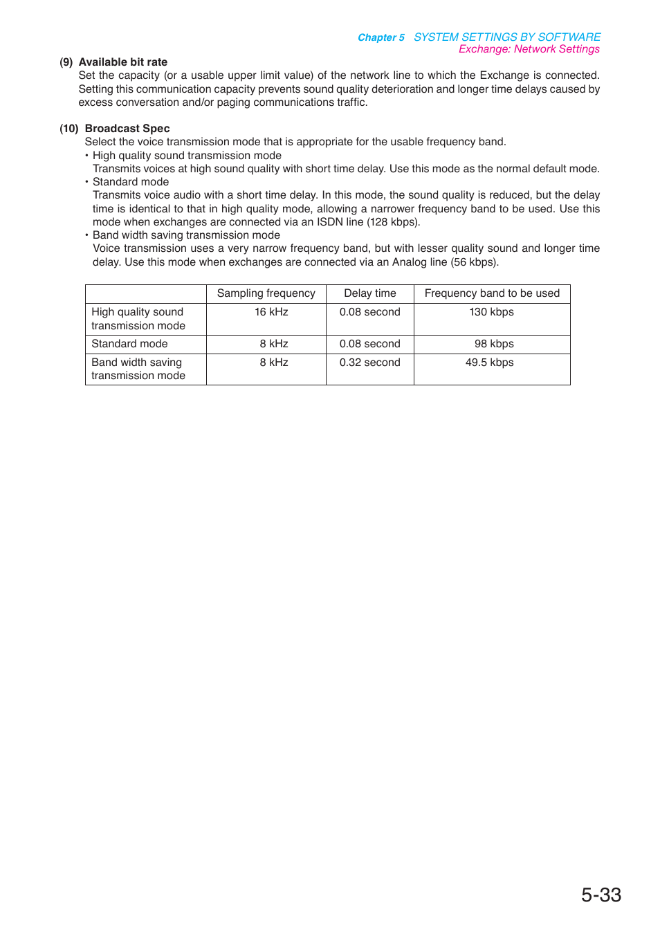 P. 5-33 | Toa N-8000 Series User Manual | Page 443 / 652