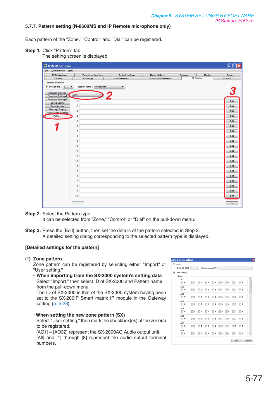 P. 5-77 | Toa N-8000 Series User Manual | Page 487 / 652