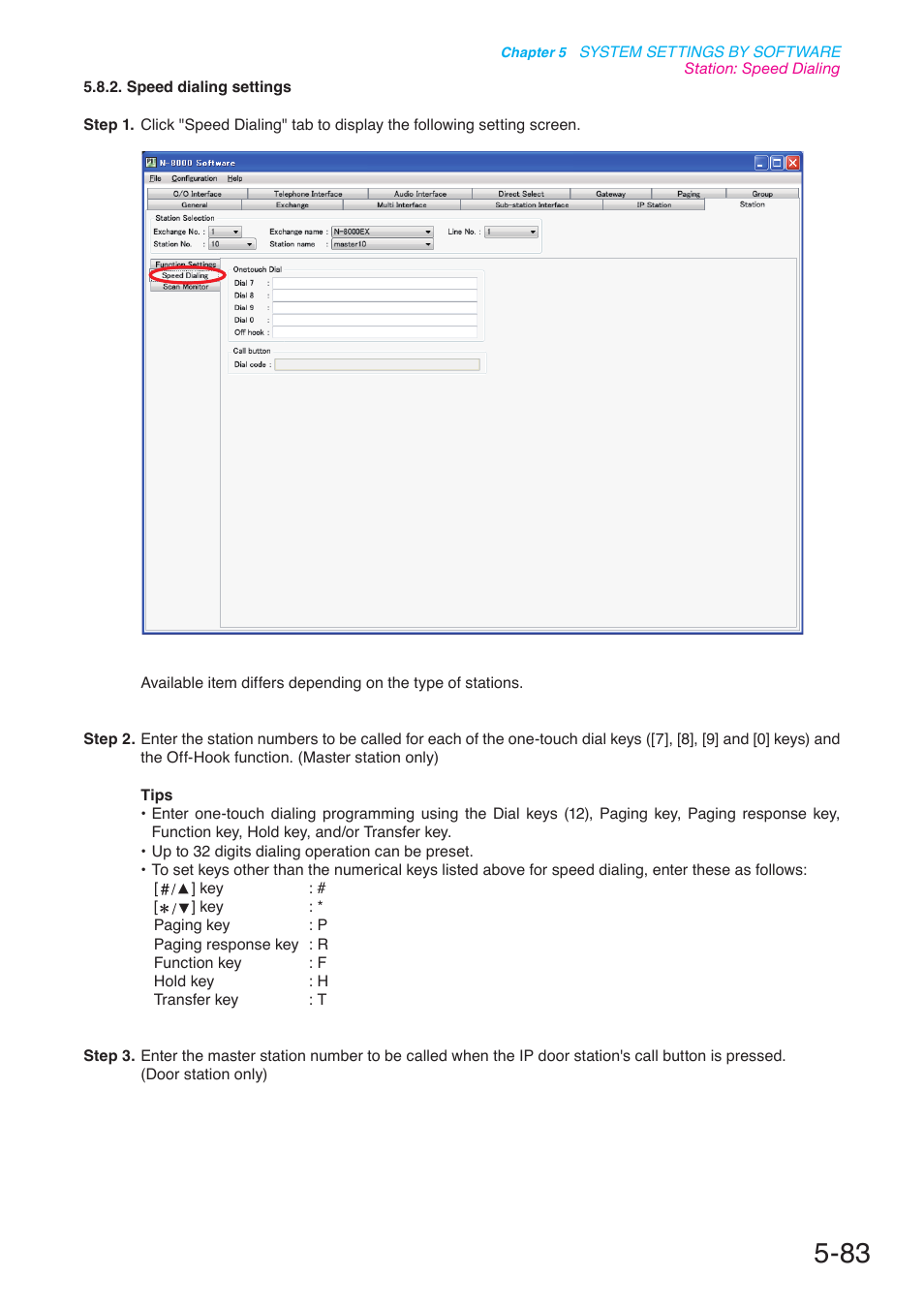 P. 5-83 | Toa N-8000 Series User Manual | Page 493 / 652