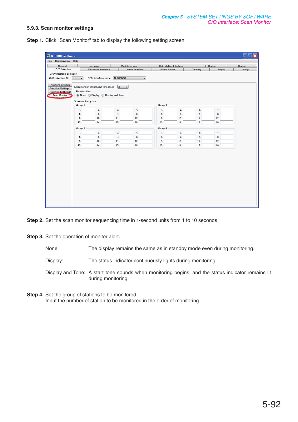 P. 5-92 | Toa N-8000 Series User Manual | Page 502 / 652