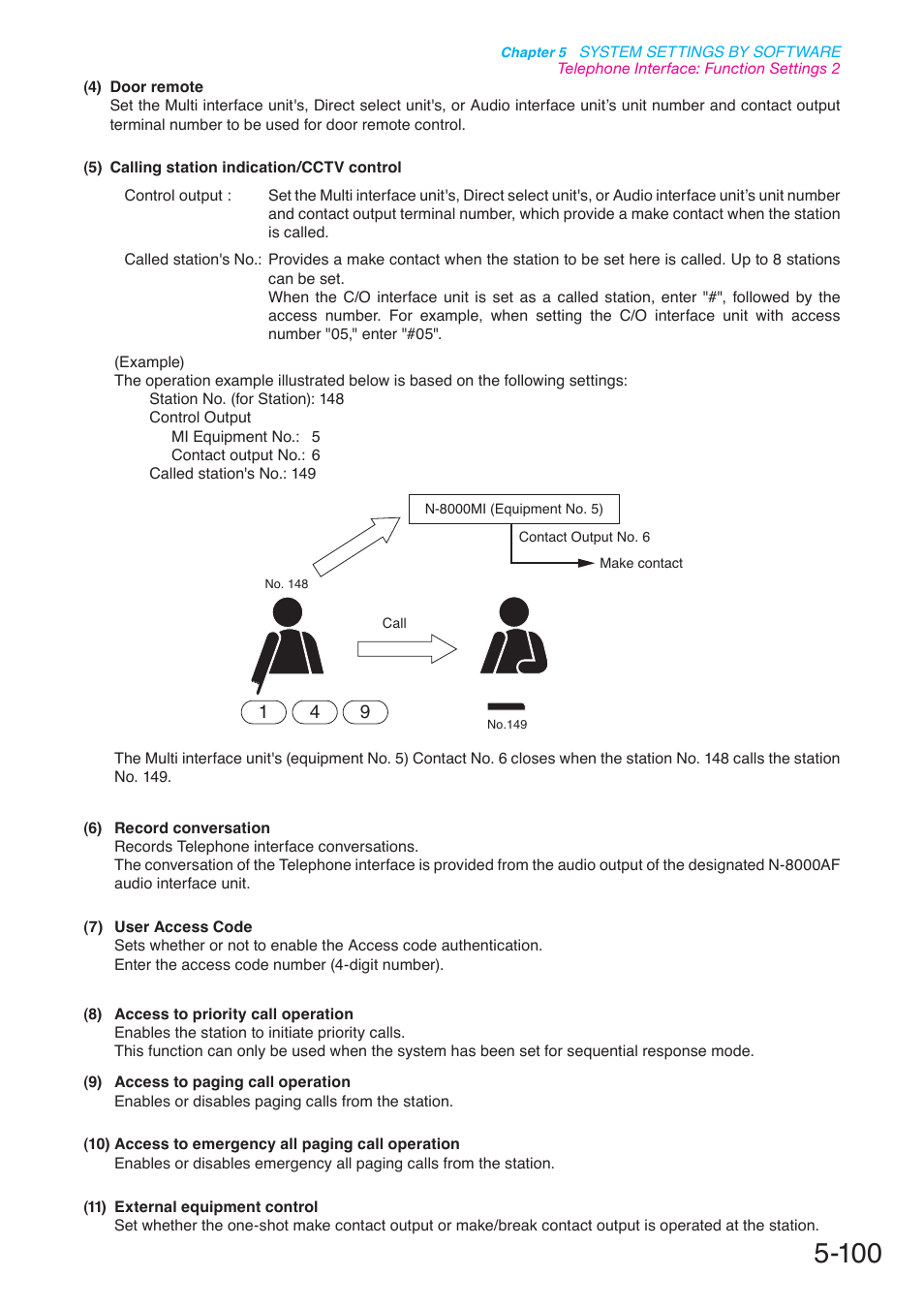 P. 5-100 | Toa N-8000 Series User Manual | Page 510 / 652