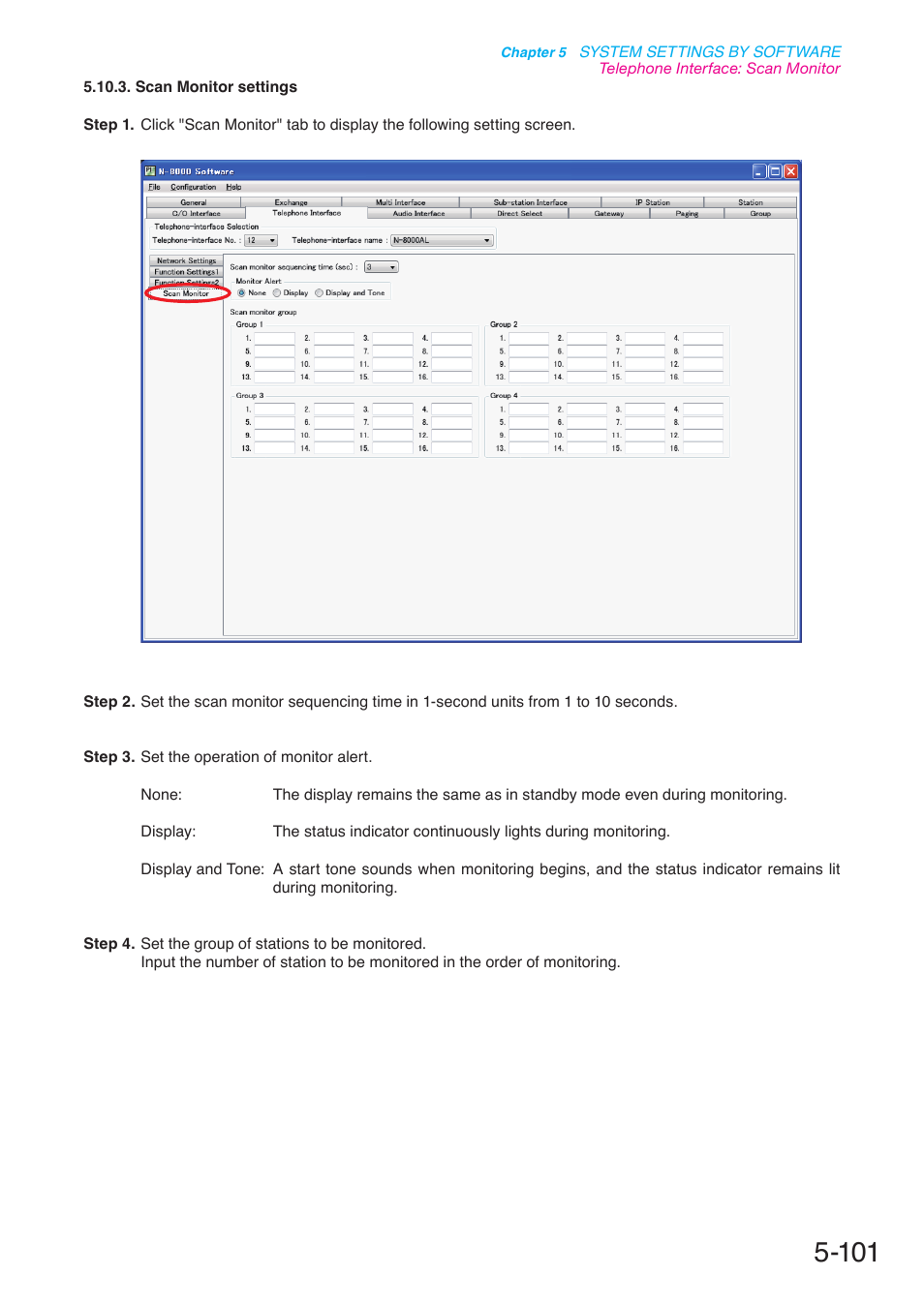 P. 5-101 | Toa N-8000 Series User Manual | Page 511 / 652