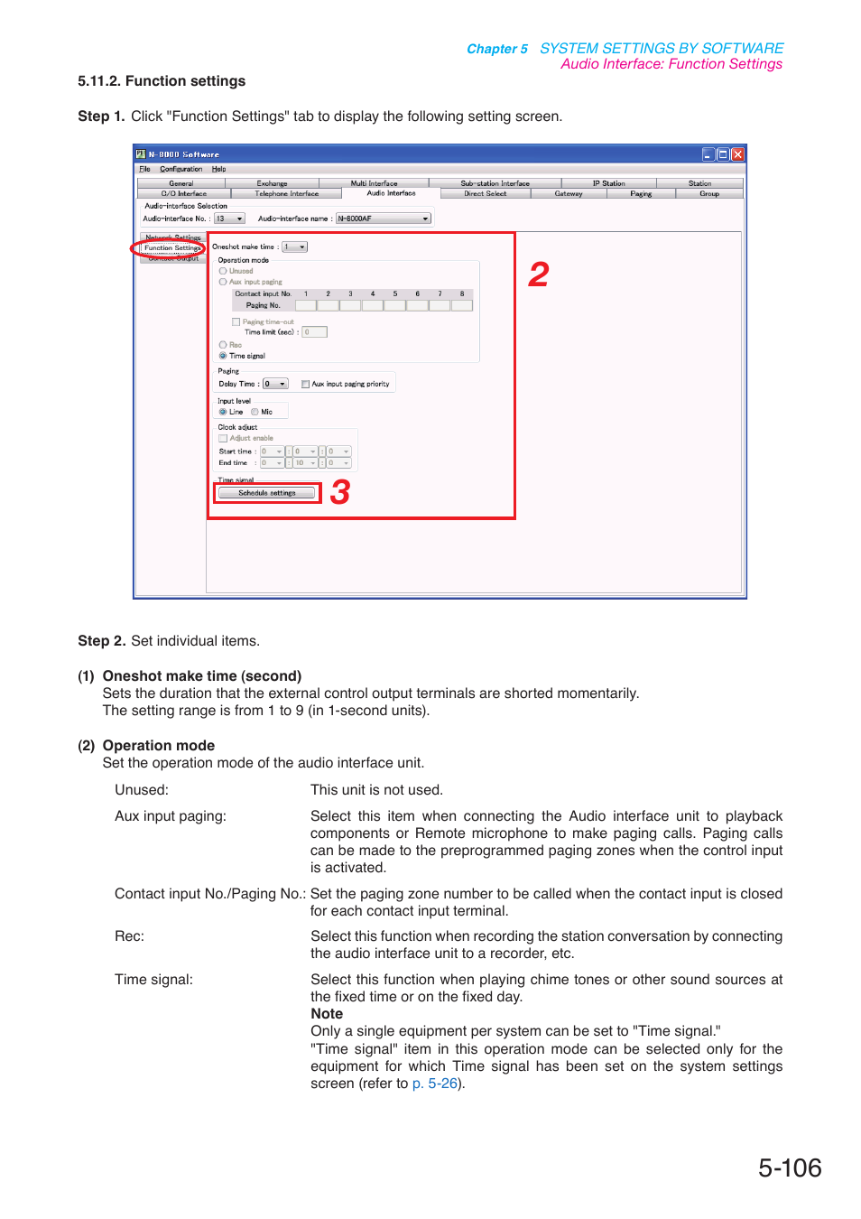 P. 5-106 | Toa N-8000 Series User Manual | Page 516 / 652