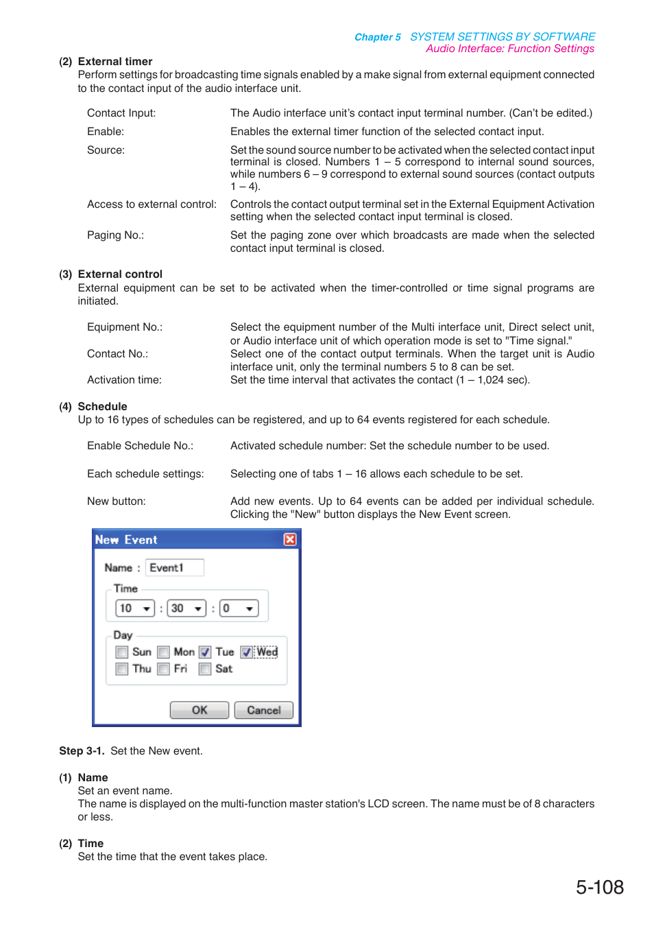 P. 5-108 | Toa N-8000 Series User Manual | Page 518 / 652