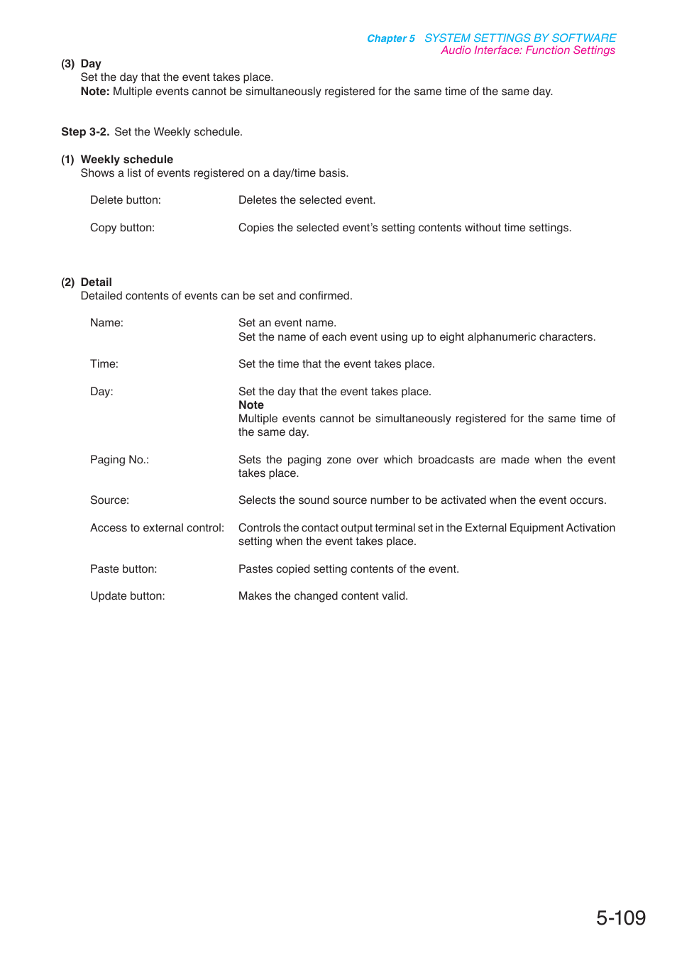 P. 5-109 | Toa N-8000 Series User Manual | Page 519 / 652