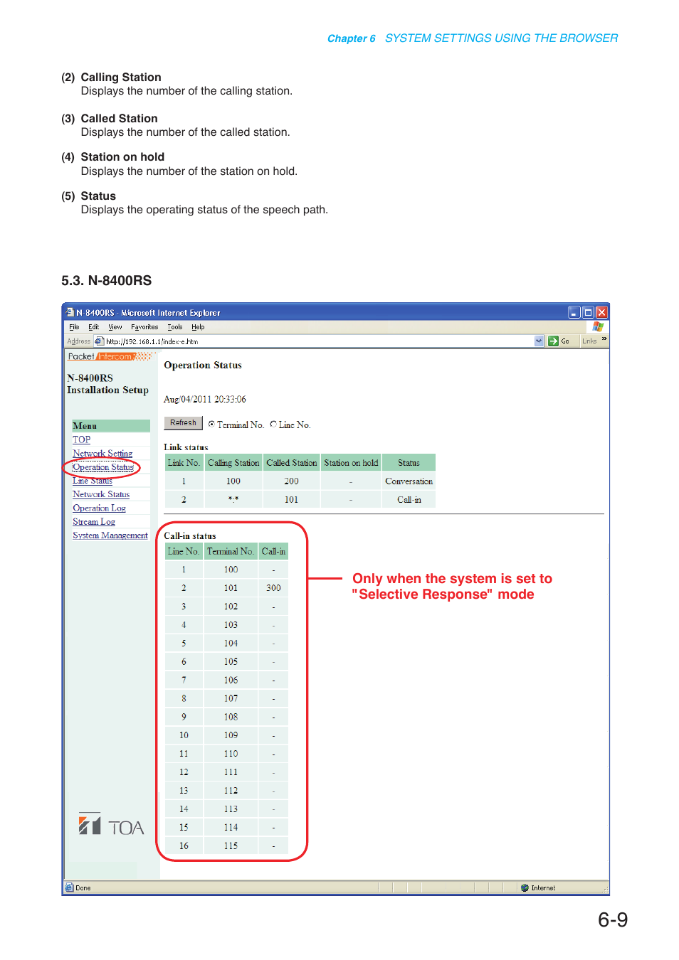 N-8400rs | Toa N-8000 Series User Manual | Page 556 / 652