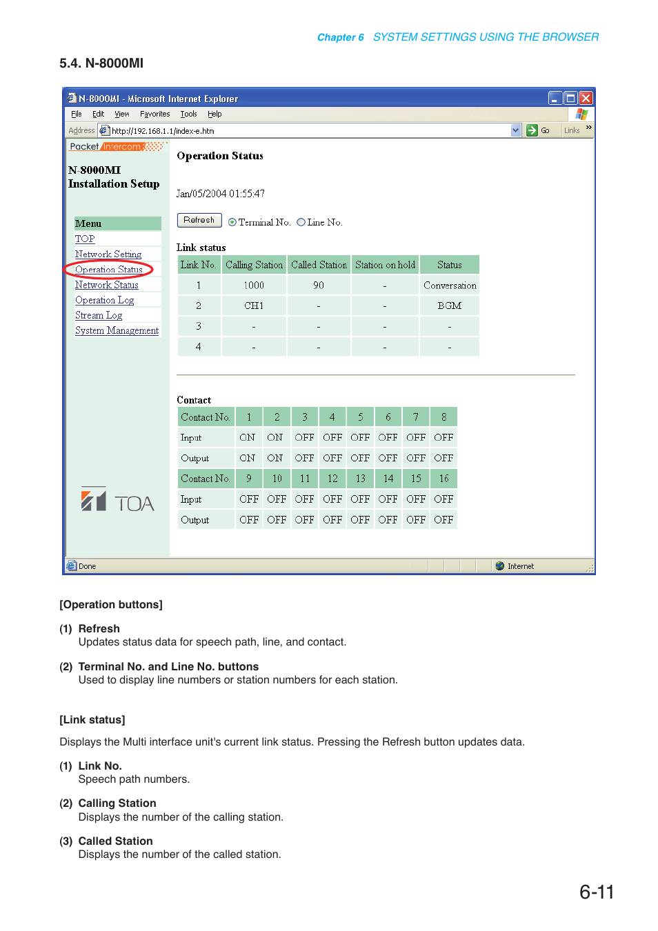 N-8000mi | Toa N-8000 Series User Manual | Page 558 / 652