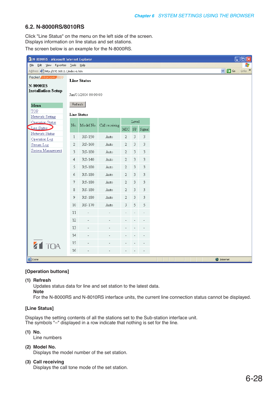 N-8000rs/8010rs | Toa N-8000 Series User Manual | Page 575 / 652