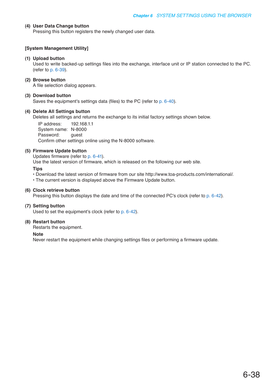 Toa N-8000 Series User Manual | Page 585 / 652