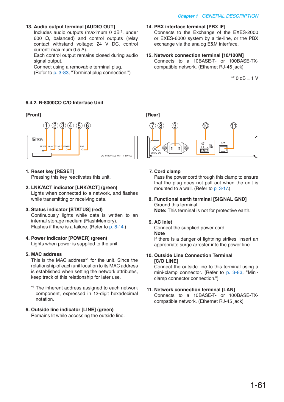 Toa N-8000 Series User Manual | Page 78 / 652