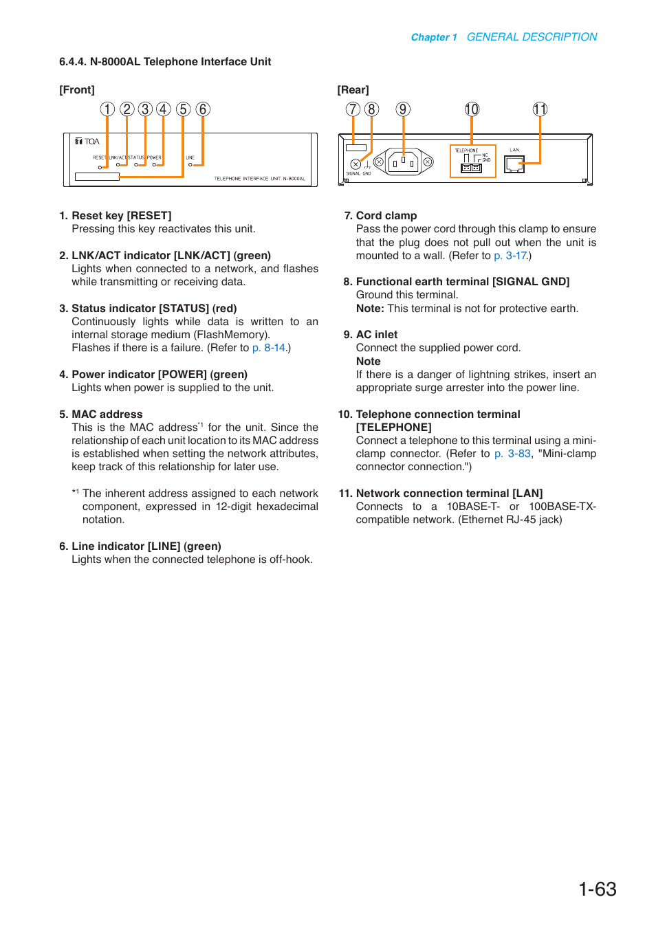 Toa N-8000 Series User Manual | Page 80 / 652