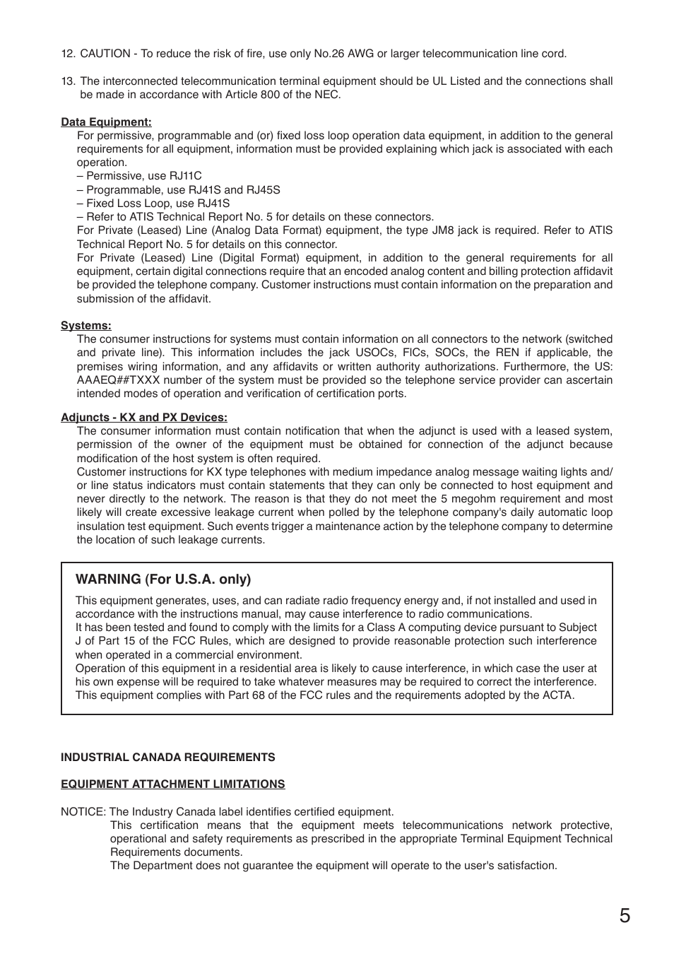 Toa N-8000CO User Manual | Page 5 / 16