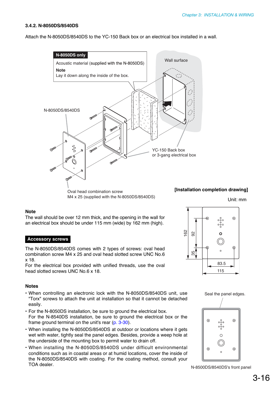 N-8050ds/8540ds | Toa N-8000 Series Ver.1.41 User Manual | Page 112 / 269