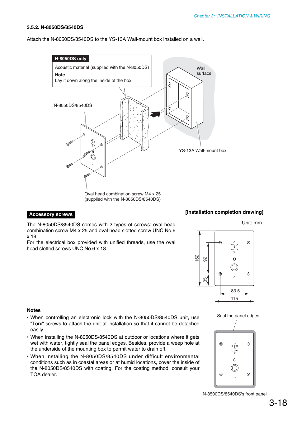 N-8050ds/8540ds | Toa N-8000 Series Ver.1.41 User Manual | Page 114 / 269