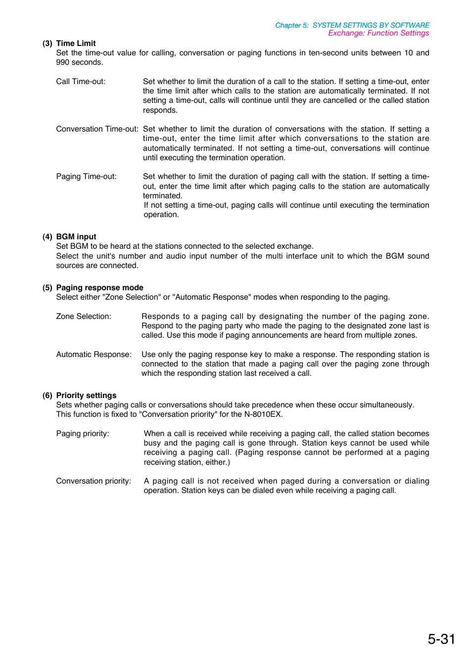 Toa N-8000 Series Ver.1.41 User Manual | Page 175 / 269