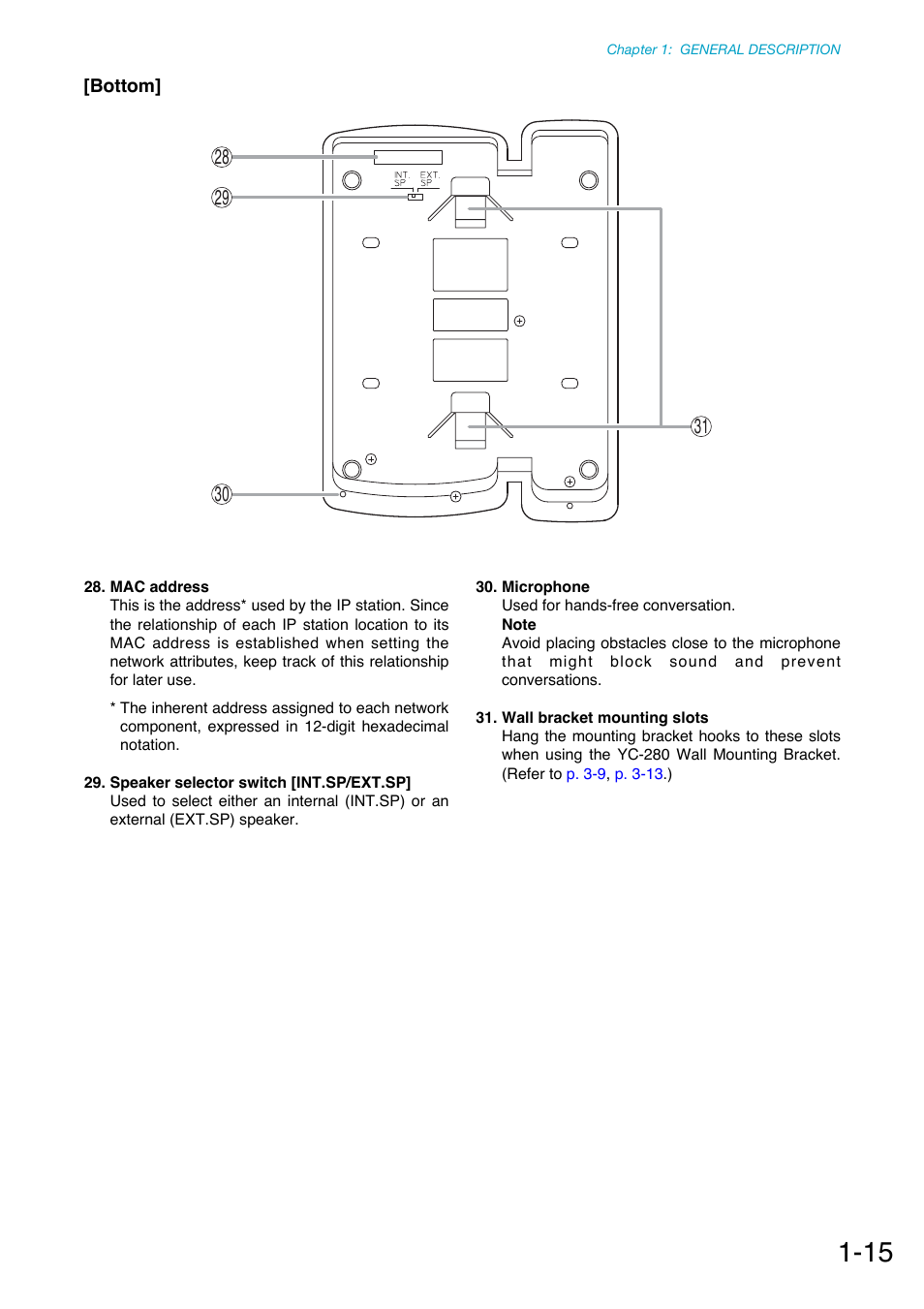 Bottom | Toa N-8000 Series Ver.1.41 User Manual | Page 28 / 269