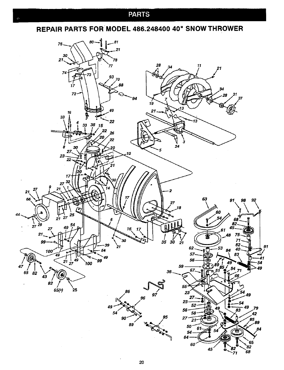 Craftsman 486.248400 User Manual | Page 20 / 24